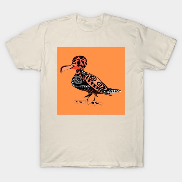 sunshine seagull bird ecopop T-Shirt by jorge_lebeau